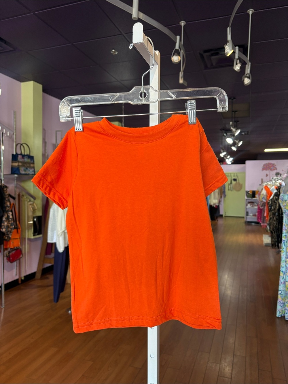 Women's Classic Crew Neck Tee - Orange